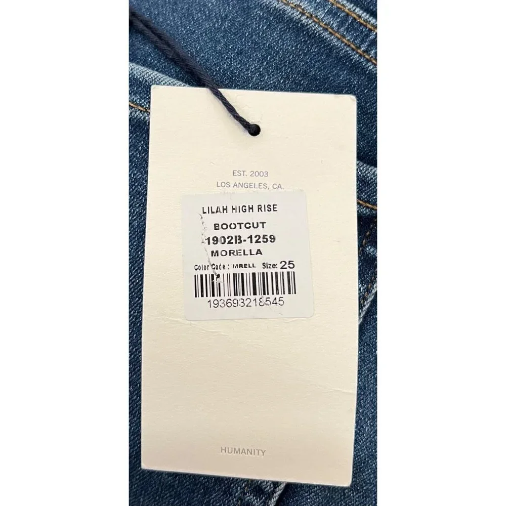 Citizens of Humanity Lilah High Rise Bootcut Blue Jeans Denim In Morella Size 25 - Picture 7 of 7